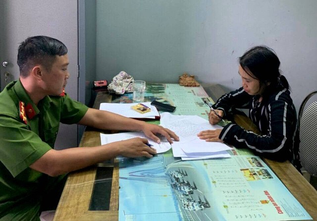 Đối tượng Then thời điểm bị bắt giữ. Ảnh: Cơ quan Công an cung cấp