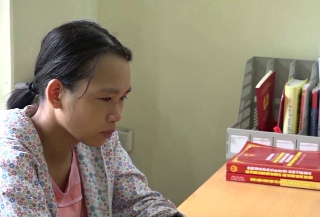 Đối tượng Đinh Thị Then. Ảnh: TL