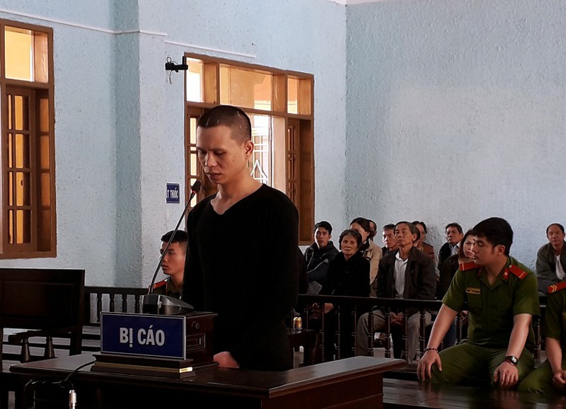 Bị cáo Huỳnh Văn Nhật tại tòa
