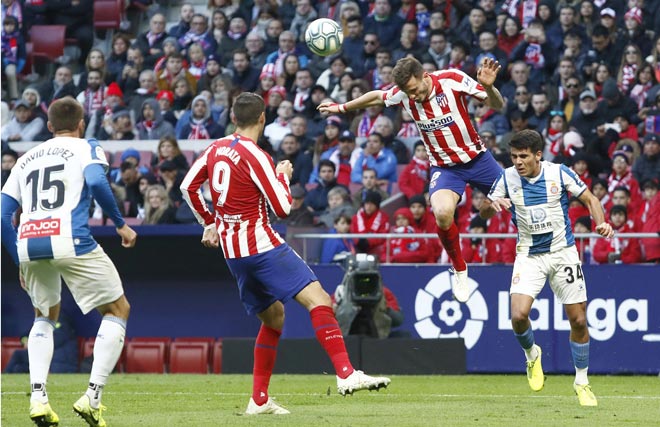 Atletico Madrid gặp nhiều khó khăn để có bàn thắng trước Espanyol