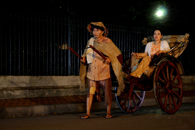 Thanh Thanh Hiền và Xuân Hinh trong "Người ngựa, ngựa người". Ảnh: NVCC