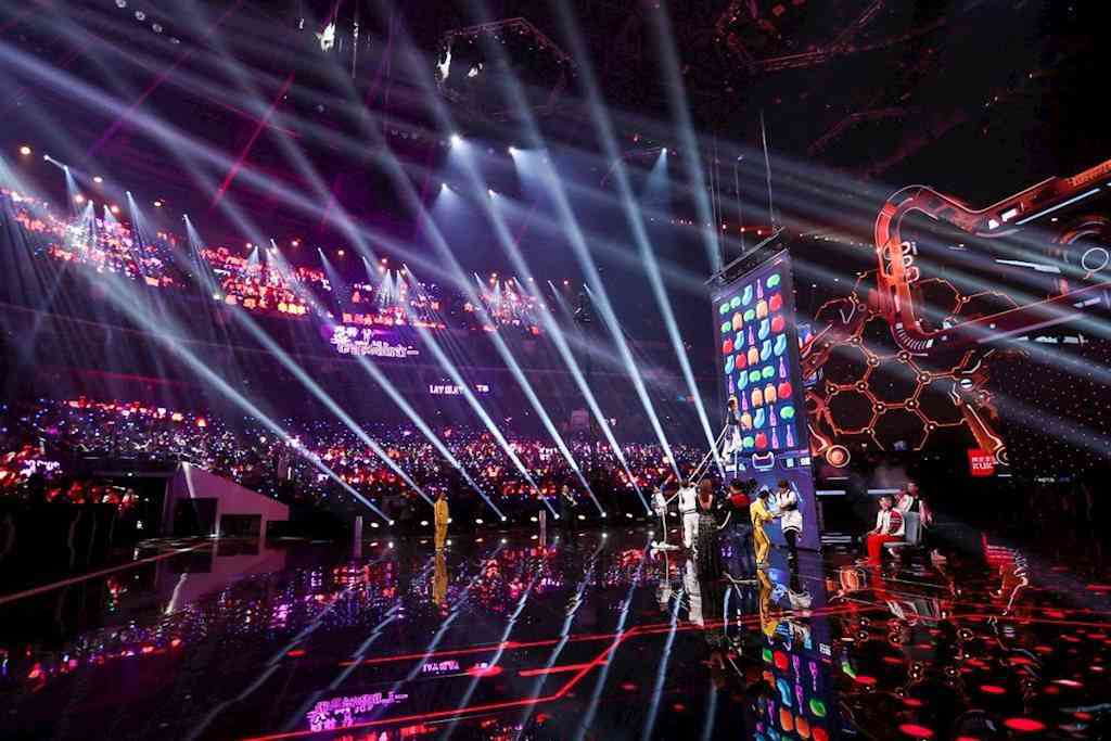 Gala đếm ngược đến ngày 11/11/2019 của Alibaba tại Thượng Hải. Ảnh: Handout