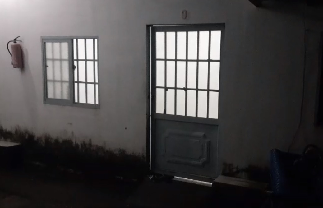 Khu nhà trọ xảy ra vụ án mạng.