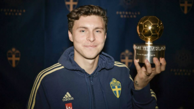 Trung vệ MU Victor Lindelof vinh dự năm thứ 2 liên tiếp đoạt giải "Quả bóng Vàng Thụy Điển"
