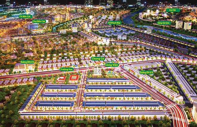 Phối cảnh tổng thể khu đô thị The Eden City