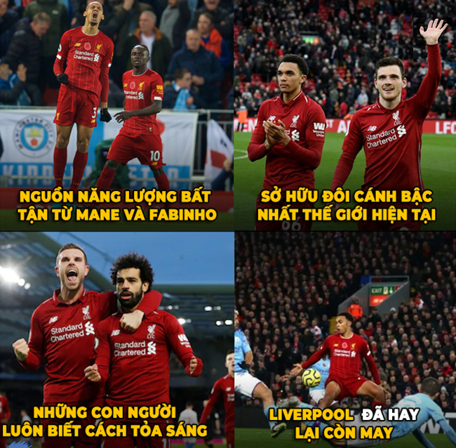 Liverpool hay thì ai cũng biết nhưng lại còn may nữa thì ai thắng nổi?