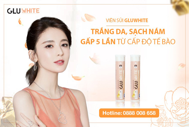 Viên sủi GluWhite - trắng hồng, sạch nám gấp 5 lần từ cấp độ tế bào