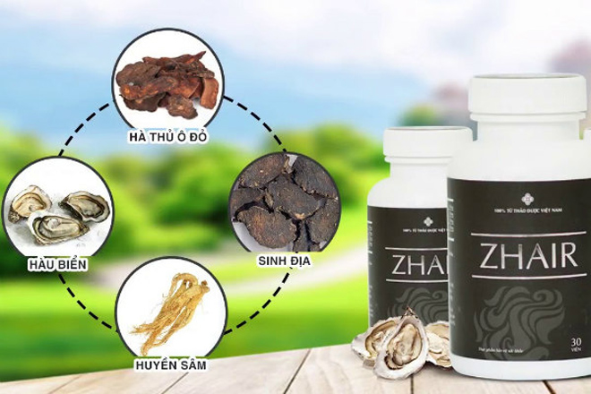 Viên uống ZHAIR có thể giúp khắc phục các nguyên nhân gây rụng tóc từ bên trong