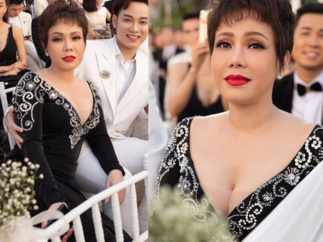 Việt Hương nói về bộ váy "hơi quá" trong tiệc cưới Đông Nhi