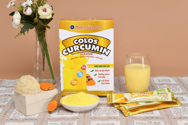 Sữa nghệ nano Colos Curcumin chứa đầy đủ ba tầng miễn dịch trong công thức