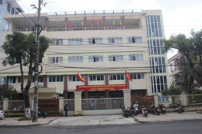 Trụ sở UBKT Tỉnh ủy Quảng Nam nơi ông Thọ làm việc và đột ngột qua đời