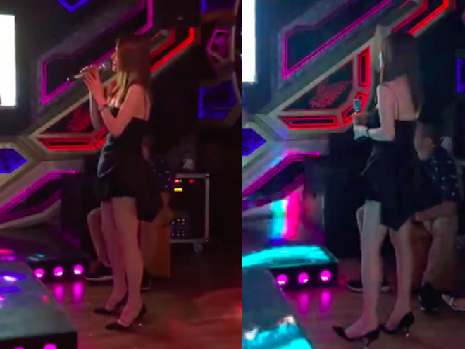 Nhã Phương mặc váy ngắn đi hát karaoke, bị anh trai Trường Giang nói một câu duy nhất - 2