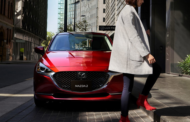 Diện mạo mới cho phiên bản sedan trên chiếc Mazda 2 - 4