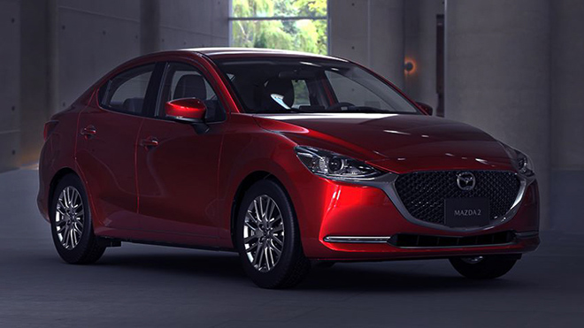 Diện mạo mới cho phiên bản sedan trên chiếc Mazda 2 - 6