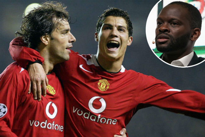 Theo Saha, Ronaldo từng tức phát khóc và suýt tẩn nhau với đàn anh Van Nistelrooy ở MU