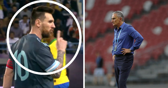 Messi yêu cầu HLV trưởng Brazil "câm miệng"