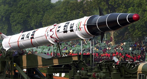 Tên lửa Agni-II của Ấn Độ. (Ảnh: AP)