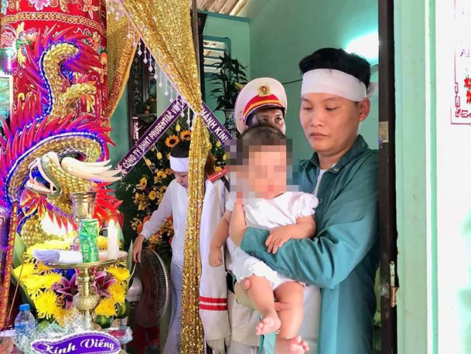 Xót xa Trung úy Tống Duy Tân ra đi bỏ lại con thơ còn chập chững
