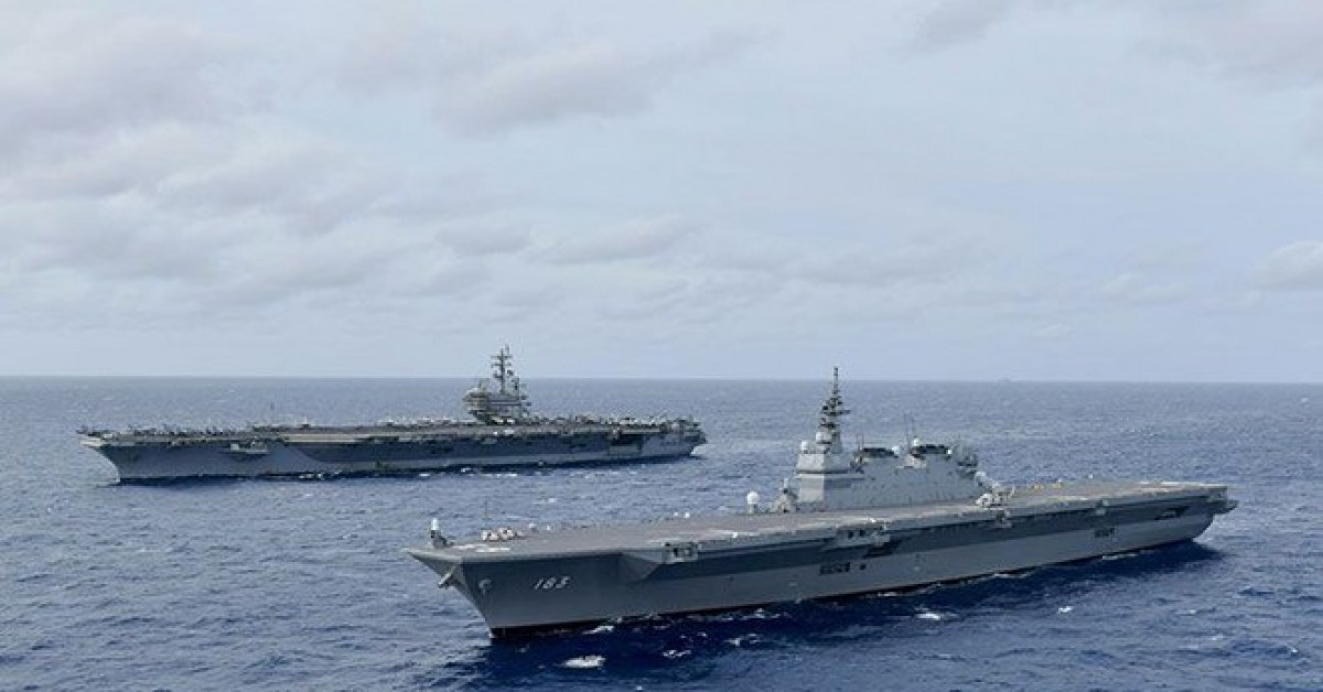 Bộ trưởng Quốc phòng Trung Quốc cho rằng Mỹ cần dừng "phô cơ bắp" trên Biển Đông. (Ảnh: US Navy)