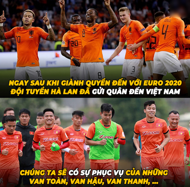 Nghe tên các cầu thủ Việt Nam có khác gì Hà Lan đâu.
