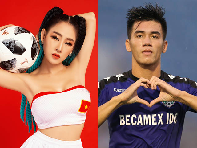 Đời sống Showbiz - DJ nóng bỏng miền Tây tung ảnh sexy, nhắn nhủ Tiến Linh điều đặc biệt trước trận Thái Lan