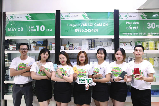 Chương trình “Bảo hành 10 năm” của 24hStore bao gồm cả gói bảo hành dành cho mặt kính.