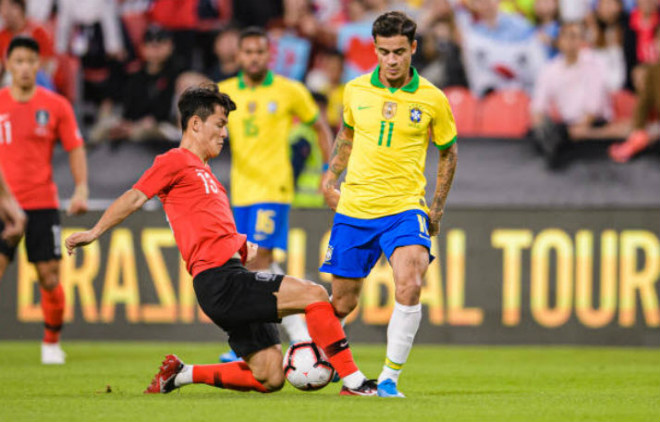 Hàn Quốc nhận thất bại trước Brazil