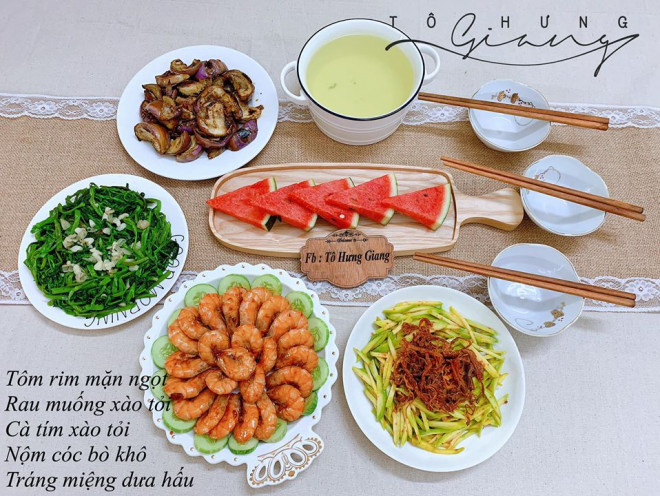 Mê tít mâm cơm đã ngon lại đẹp của mẹ đảm Hà thành, kéo cả chồng lẫn hai con trai vào bếp - 9