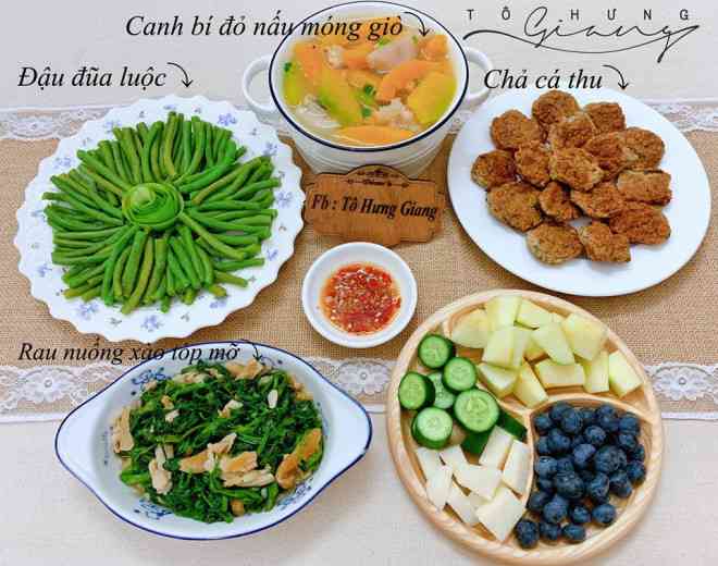 Mê tít mâm cơm đã ngon lại đẹp của mẹ đảm Hà thành, kéo cả chồng lẫn hai con trai vào bếp - 11