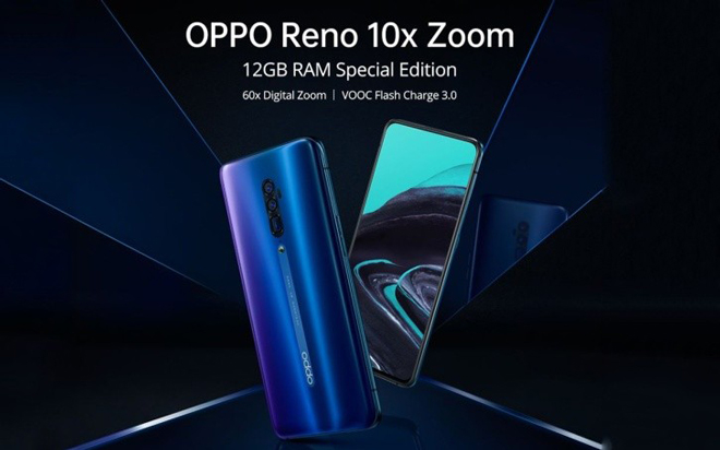 Oppo chuẩn bị “chơi trội” với Reno 10x Zoom RAM 12GB - 1