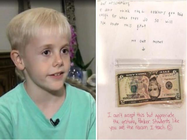 Bạn trẻ - Cuộc sống - Giáo viên sững sờ vì món quà đầy ý nghĩa của cậu học trò nhỏ