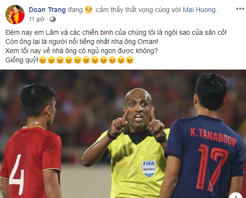 Trọng tài trận VN - Thái Lan khiến sao Việt bức xúc, đồng loạt làm điều này - 4