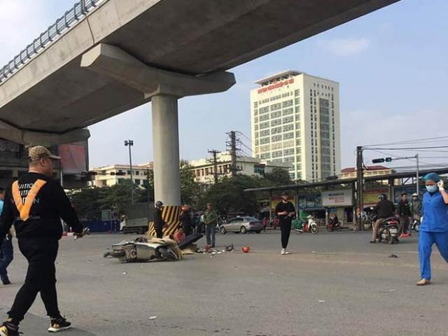 Tin tức trong ngày - Kinh hoàng cảnh xe tải cuốn xe máy vào gầm, cán hai ông cháu chết thương tâm