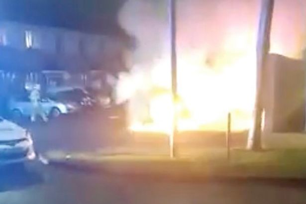 Vụ cháy dữ dội ở Dublin, Ireland.