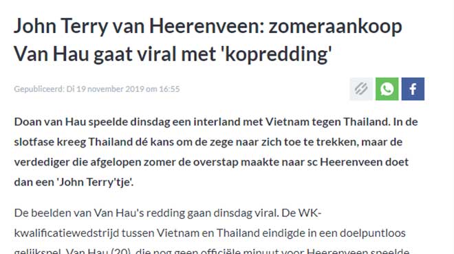 "John Terry của Heerenveen"