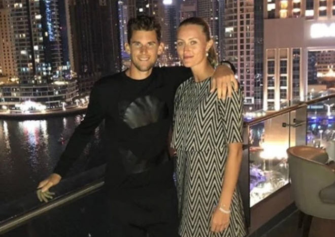 Thiem và bạn gái đều sinh năm 1993