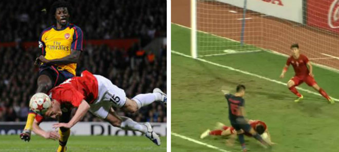 Tình huống Văn Hậu cứu nguy làm nhiều người liên tưởng tới cựu trung vệ Vidic 