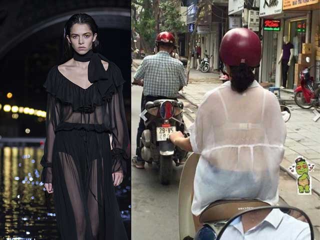 Thời trang - Mốt diện đồ "ảo ảnh" lan khắp phố xá châu Á