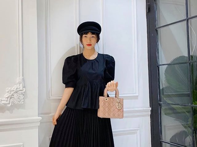 Làm đẹp - Hòa Minzy đỏm dáng với tóc giả 200 ngàn đồng