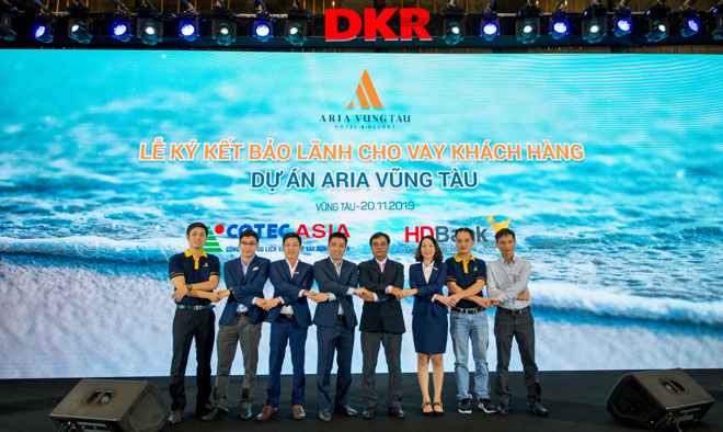 Lễ ký kết bảo lãnh cho vay khách hàng dự án Aria Vũng Tàu