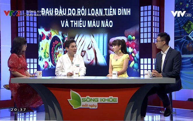 Thạc sĩ, bác sĩ Hoàng Khánh Toàn chia sẻ về rối loạn tiền đình và thiếu máu não trong chương trình Sống khỏe mỗi ngày trên VTV2