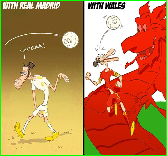 Bale bây giờ chỉ tập trung cho đội tuyển xứ Wales chứ không quan tâm đến Real Madrid.