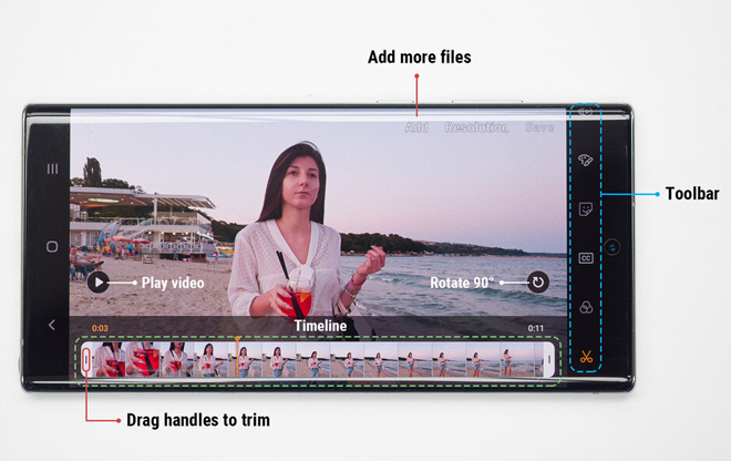 Hướng dẫn chỉnh sửa video hoàn hảo trên Galaxy Note 10 - 2