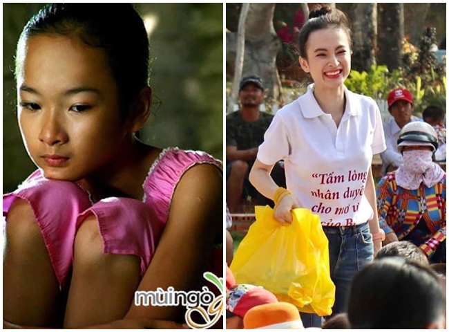 Angela Phương Trinh được khán giả biết đến là sao nhí tài năng nhất điện ảnh Việt. Ngay từ khi còn nhỏ, người đẹp 9X đã được đảm nhận nhiều vai diễn nặng ký trong các phim truyền hình như &#34;Mùi ngò gai&#34;, &#34;Bà mẹ nhí&#34;, &#34;Mùa hè sôi động&#34;, &#34;Thứ ba học trò&#34;...