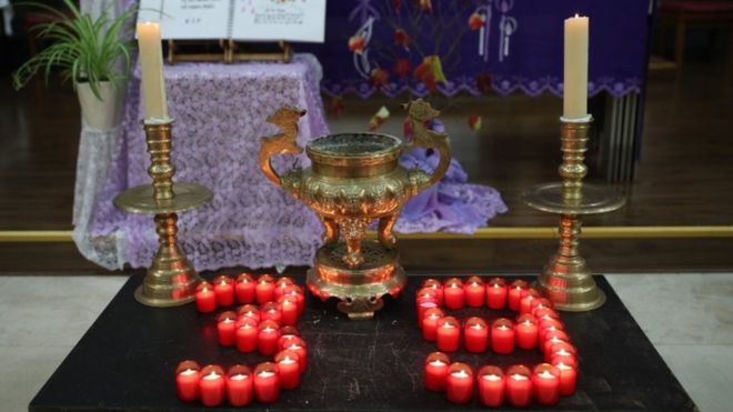 Thi thể của các nạn nhân đang được sắp xếp để đưa về cố hương (ảnh: BBC News)