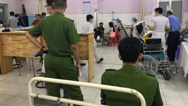 Sau 3 ngày nằm điều trị, Trung úy Tân đã tử vong tại bệnh viện