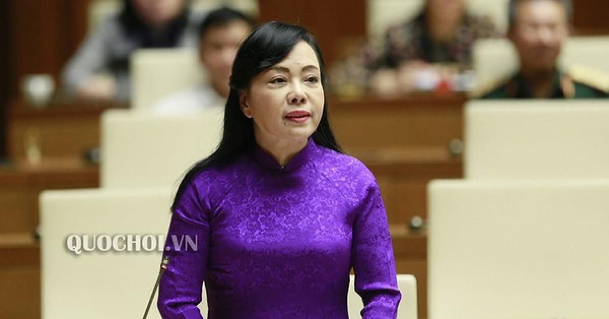 &nbsp; Quốc hội miễn nhiệm chức vụ Bộ trưởng Bộ Y tế đối với bà Nguyễn Thị Kim Tiến - Ảnh: Quochoi.vn