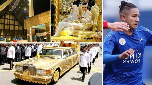 Gia tài của Quốc vương Brunei hiện khoảng 20 tỷ USD, sở hữu hơn 600&nbsp;Rolls-Royces và ở trong cung điện tốn 1,4 tỳ USD để xây dựng.