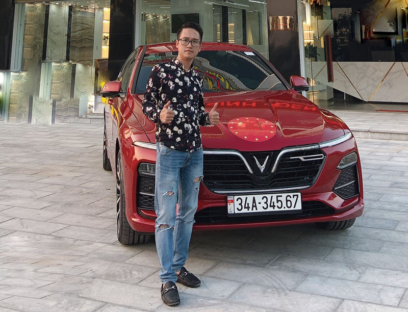 Anh Quang ở Hải Dương bốc được biển số đẹp 34A-345.67