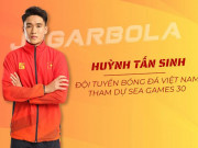 Trung vệ Huỳnh Tấn Sinh cực ngầu trong trang phục Seagames 30